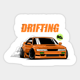 Just Drifting, No rules Sticker